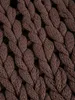 HOMLA RAYNE-Decke, handgeflochten, schokoladenbraun, 130 x Produktbild-Vorschau 2