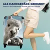 MuchoWow® Koffer Handgepäck Trolley Rollkoffer Kleine Produktbild-Vorschau 4