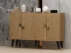 Skye Decor, Ahart - Safírový dub, zlatá, skříně do Náhled obrázku produktu 2