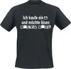 Sprüche T-Shirt Herren Ich kaufe ein A und möchte lösen Produktbild-Vorschau 1