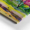 Abstract colorful trees – Leinwandbild Wandbild – 60x60 cm Produktbild-Vorschau 3