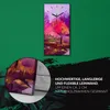 Dekor Leinwand Uhr Wandbilder Geräuschlos 30x60 Landschafts Produktbild-Vorschau 5