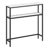 A narrow console table with two shelves against a white background. Produktbild-Vorschau