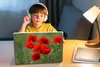MuchoWow® Laptop Aufkleber Sticker Cover Blumen - Mohn - Produktbild-Vorschau 3