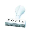 WEDO Textstempel KOPIE 19324 45mm Kunststoff weiß Produktbild-Vorschau 3