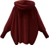 ASKSA Damen Teddyjacke mit Kapuze Lang Fleece Warm Weich Produktbild-Vorschau 3