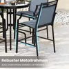 Outdoor patio furniture set with chairs and a table. Produktbild-Vorschau