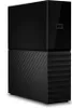 A black external hard drive is shown against a white background. Voir les images du produit