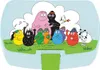 Zestaw plastikowych naczyń Fun House 6 elementów Podgląd zdjęcia produktu 5