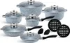 Modernes 16-teiliges Topfset, Granit, INDUCTION, Produktbild-Vorschau 1
