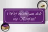 Holzschild Spruch 27x10cm wirf Liebe um dich wie Konfetti Produktbild-Vorschau 3