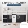 Hoogslaper met matras 90x200 cm, kinderbed, ladder, hout, Productafbeelding-voorbeeld 10