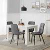Homestyle4u Essgruppe mit 4 Stühlen 5 tlg Esstisch Set Produktbild-Vorschau 1