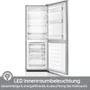 PKM Kühl-Gefrierkombination 230 L Silber Kühlschrank Produktbild-Vorschau 15