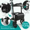 ELONEO inklapbare rollator met zitplaats, outdoor rollator Productafbeelding-voorbeeld 9