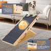 Faziango Hunderampe Hundetreppe Klappbar aus Holz  Auto Produktbild-Vorschau 4