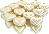 Weihnachtsanhänger Herz Pearl beige 4 cm aus Glas - 12er Produktbild-Vorschau 1