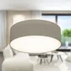 B.K.Licht - Deckenlampe mit Lampenschirm aus Stoff, Taupe, Produktbild-Vorschau 1