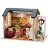 DIY-Weihnachts-Miniatur-Puppenhaus-Set: Realistisches Produktbild-Vorschau 1