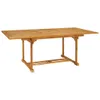 vidaXL 7-tlg. Garten-Essgruppe Massivholz Teak Produktbild-Vorschau 5