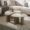 LEVEN Lifestyle Couchtisch WASI SABI 2´er Set organische Produktbild-Vorschau 2