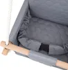 Zwillingsschaukel für Babys & Kleinkinder Grau – Produktbild-Vorschau 4
