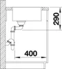 BLANCO ANDANO 500-IF Flachrandspüle / Edelstahl / Stopfen Produktbild-Vorschau 16