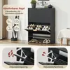 80x24cm Schuhschrank mit Nutfront höhenverstellbar Produktbild-Vorschau 8