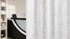 Spirella Creamy Silver Duschvorhang 180x200 Textil Weiß Produktbild-Vorschau 1