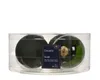 Weihnachtskugeln Glas 8cm 4 Stück - Piniengrün transparent Produktbild-Vorschau 1