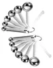 2 x 6  teiliges Messlöffel Set Edelstahl | Dosierlöffel mit Produktbild-Vorschau 1
