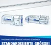 10x Doppel Fitting Endbeschlag Endfitting Airlineschiene Produktbild-Vorschau 4