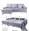 Eckbank met chaise longue, slaapfunctie, bedopslag, Productafbeelding-voorbeeld 8