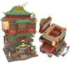 Puzzle 3D, Minicasa DIY Onsen Saga, Tonecheer, 383 pezzi Anteprima dell’immagine prodotto 2