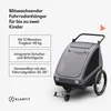 Klarfit GoKiddo Fahrradanhänger 2 Kinder - 2-in-1 Produktbild-Vorschau 2