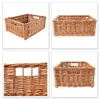 Creative Home Cesto Portaoggetti in Vimini | Naturale con Anteprima dell’immagine prodotto 3