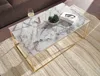 FineBuy tavolino 100x60x40 cm con aspetto marmo | Tavolo da Anteprima dell’immagine prodotto 4
