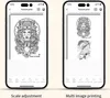 Profesjonalna termiczna drukarka szablonowa Bluetooth do Podgląd zdjęcia produktu 2