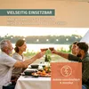 Melamin Camping Geschirr Set 4 Personen Stone Green + 4 Produktbild-Vorschau 7