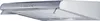 A silver range hood on a white background. Produktbild-Vorschau