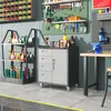 Stabiler Metall-Werkzeugschrank mit Rollen – 75 × 42 × 88 Produktbild-Vorschau 4