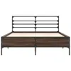 Design Bettgestell Braun Eichen-Optik 120x200 cm Produktbild-Vorschau 4
