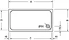 Duravit Duravit Rechteck-DW D-CODE we 1100x750x85mm Produktbild-Vorschau 3