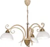 Lampada a sospensione decorativa crema 3 paralumi in vetro Anteprima dell’immagine prodotto 2