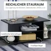 HOMCOM TV-Schrank TV Lowboard Fernsehschrank mit 4 Rollen Produktbild-Vorschau 4