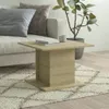 vidaXL Konferenčný stolík Sonoma dub 55,5x55,5x40 cm Náhľad obrázku produktu 2