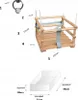 Holzschaukel für ein Kind mit Kissen für das Gartenhaus 4 Produktbild-Vorschau 12