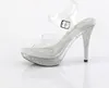 ELEGANT-408 Fabulicious High-Heel Plateausandaletten Produktbild-Vorschau 4