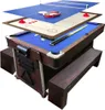 Billardtisch 7FT MATTEW BLEU + Tischhockey + Produktbild-Vorschau 1