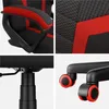Gaming chair for children Huzaro Ranger 1.0 Red Mesh  black Anteprima dell’immagine prodotto 3